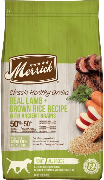 Merrick Classic Healthy Grains Lamb + Brown Rice