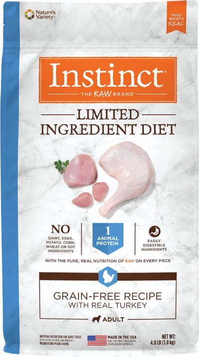 Instinct LID Grain-Free Recipe Turkey Freeze Dried Raw Coated
