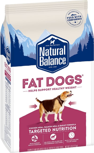 Natural Balance Fat Dogs Chicken & Salmon Low Calorie