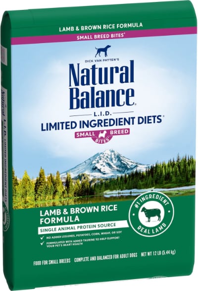 Natural Balance LID Lamb Brown Rice Formula Small Breed