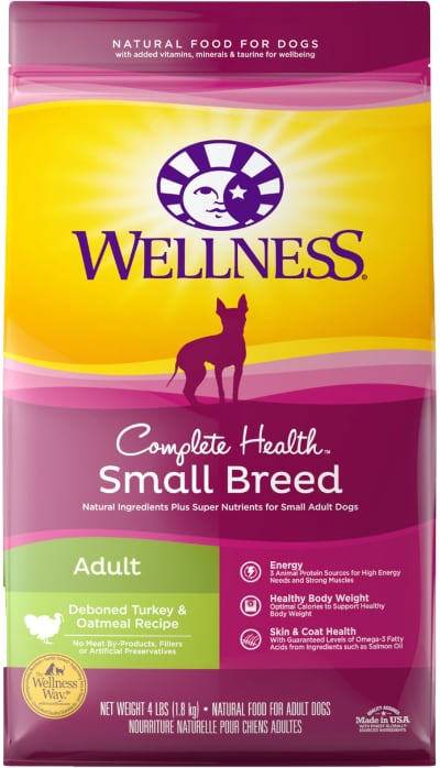 Wellness Small Breed Complete Health Adult Turkey Oatmeal