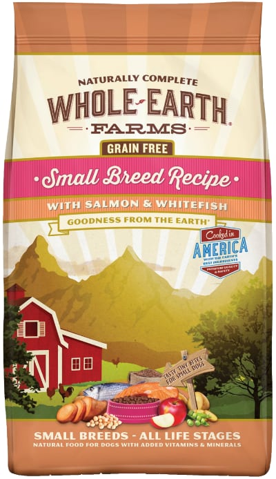 Whole Earth Farms Small Breed Grain-Free Salmon & Whitefish