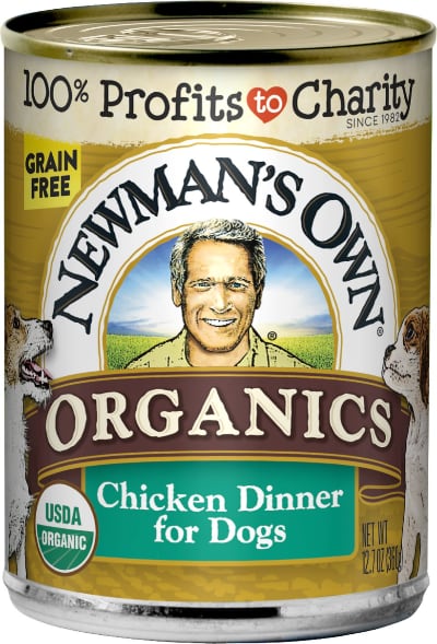 Newman's Own Organics Grain Free Chicken Dinner Canned