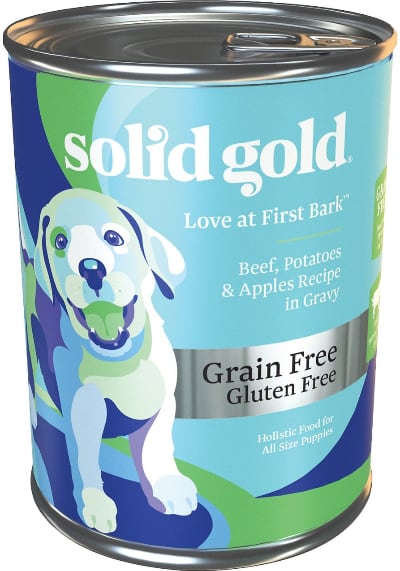 Solid Gold Love At First Bark Beef Grain Free Puppy Canned