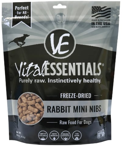 Vital Essentials Rabbit Grain Free Freeze Dried
