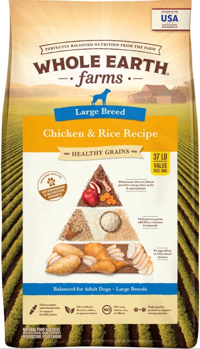 Whole Earth Farms Healthy Grains Large Breed Chicken