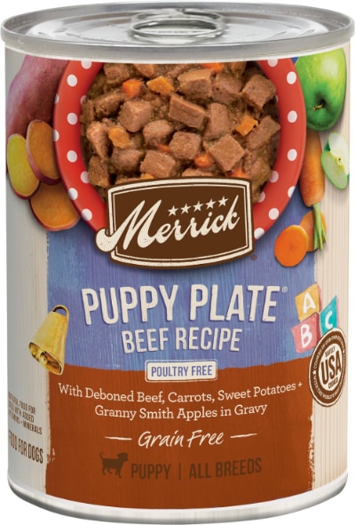 Merrick Grain Free Wet Puppy Plate Beef