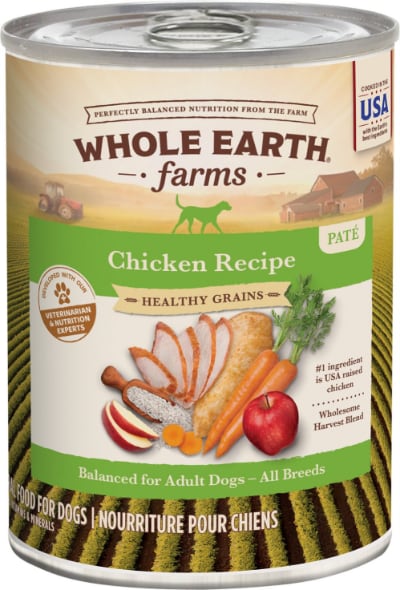 Whole Earth Farms Whole Grains Adult Canned