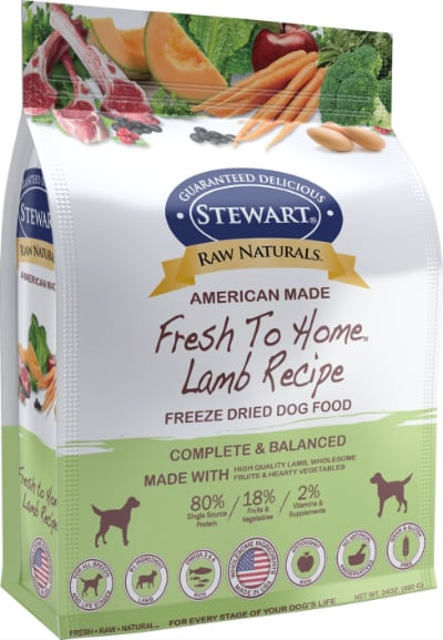 Stewart Raw Naturals Lamb Grain-Free Freeze Dried
